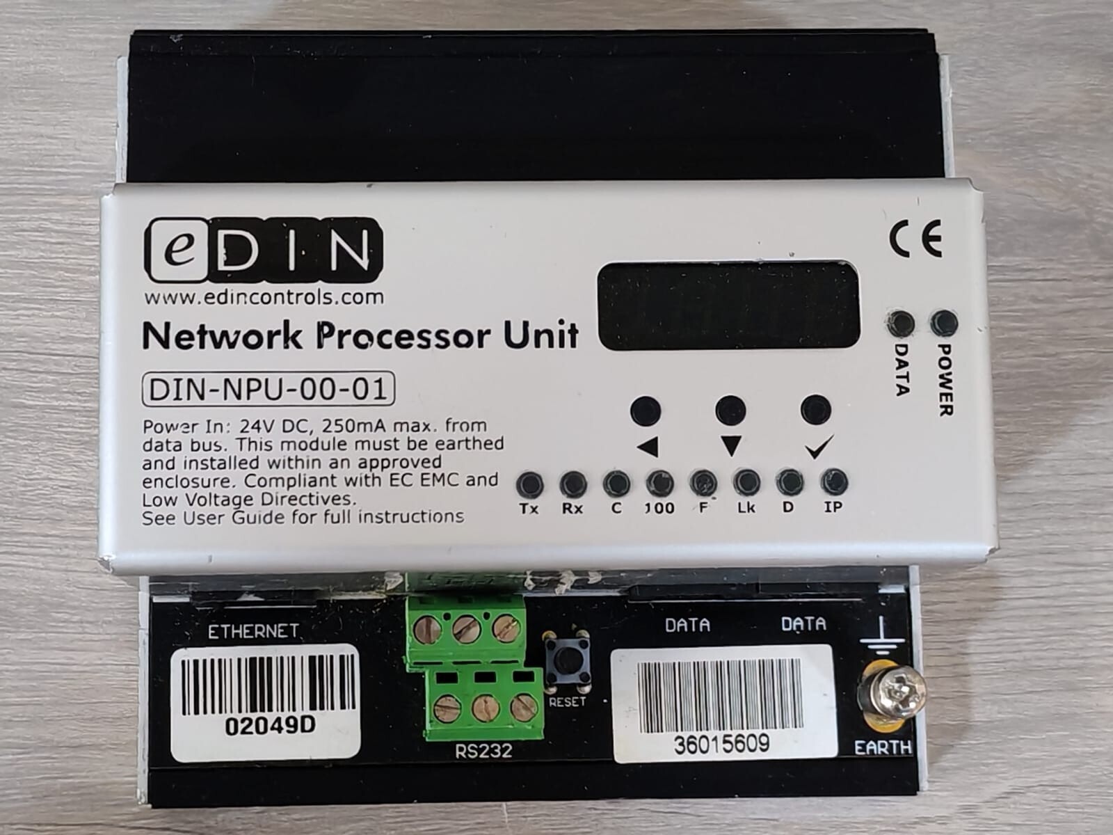 eDIN DIN-NPU-00-01 eDIN DIN-NPU-00-01 NETWORK PROCESSOR UNIT 2