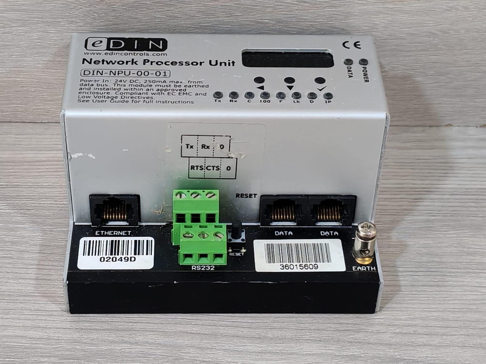 eDIN DIN-NPU-00-01 eDIN DIN-NPU-00-01 NETWORK PROCESSOR UNIT 4