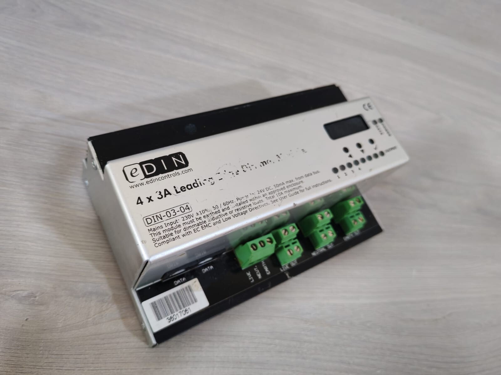 eDIN DIN-03-04 | 4 X 3A LEADING EDGE DIMMER MODULE 3