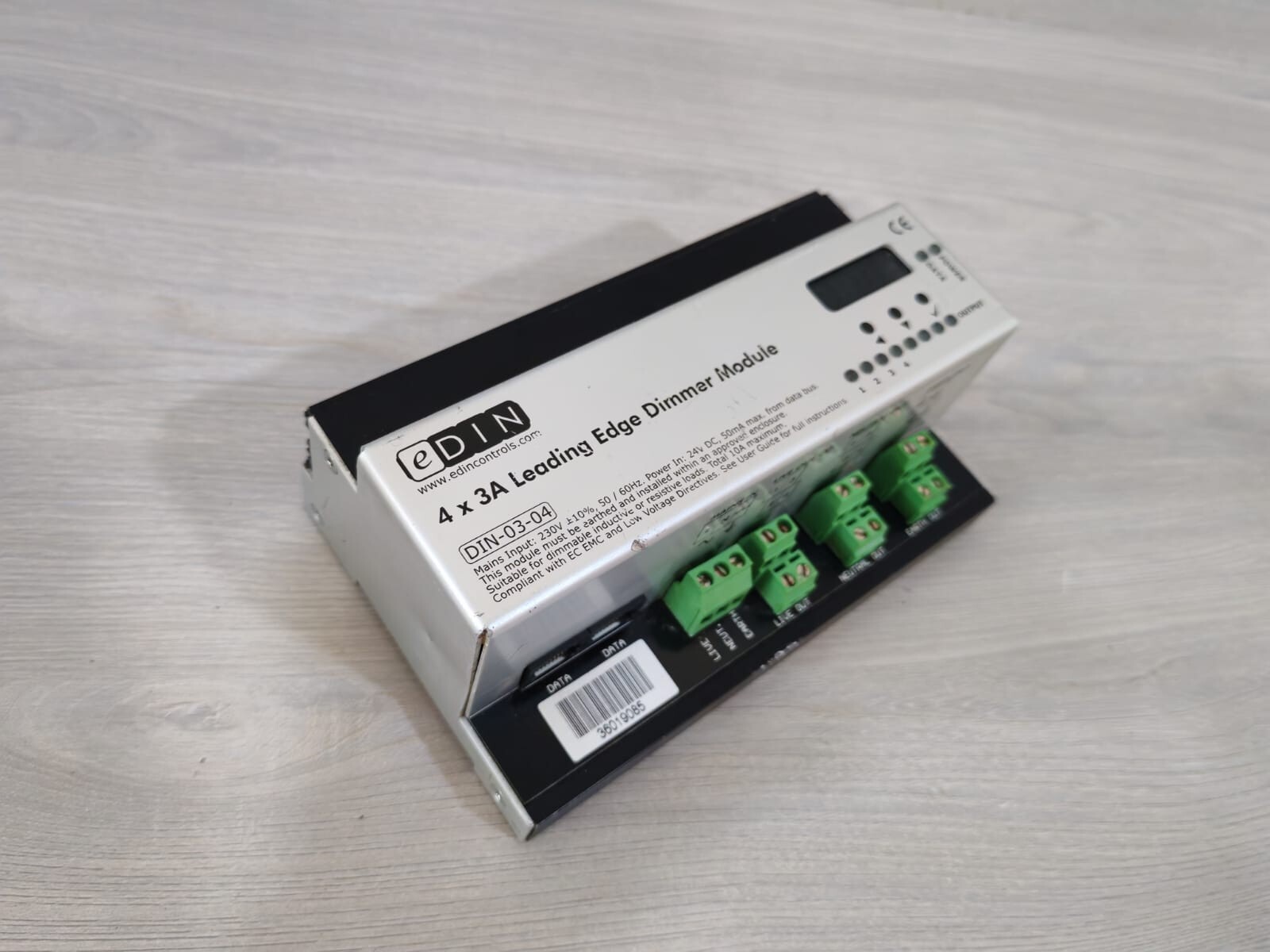 eDIN DIN-03-04 | 4 X 3A LEADING EDGE DIMMER MODULE 9