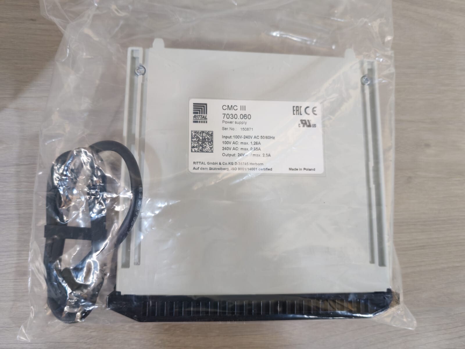 Rittal DK-7030 Rittal DK 7030.060 CMC III POWER PACK FOR PSU CMC III 5