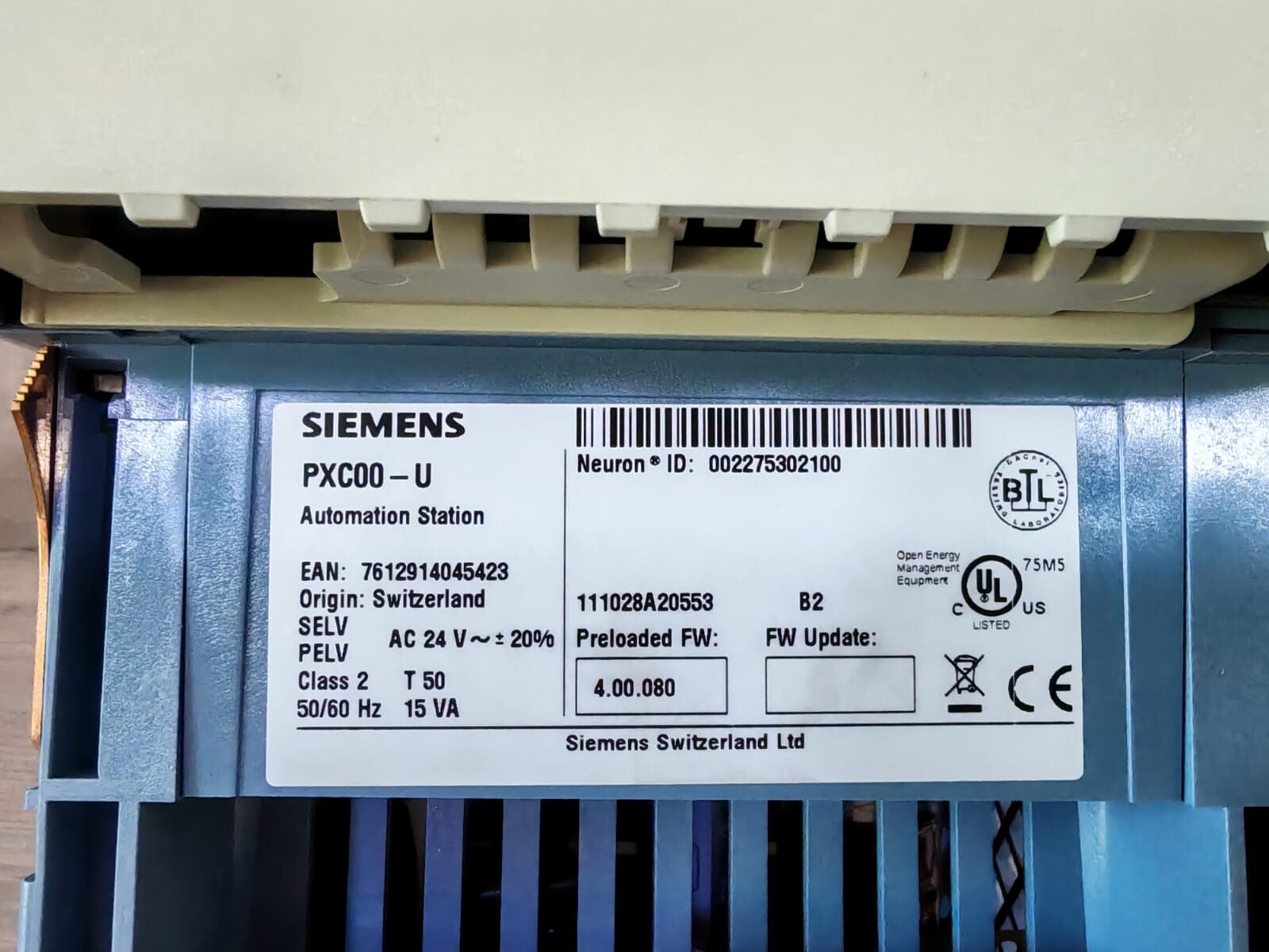 Siemens PXC00-U SIEMENS PXC00-U AUTOMATION STATION 24V 50/60Hz 8