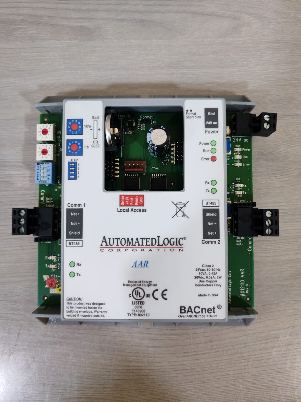 BACnet AUTOMATED Automated Logic AAR BACnet ARCnet 2