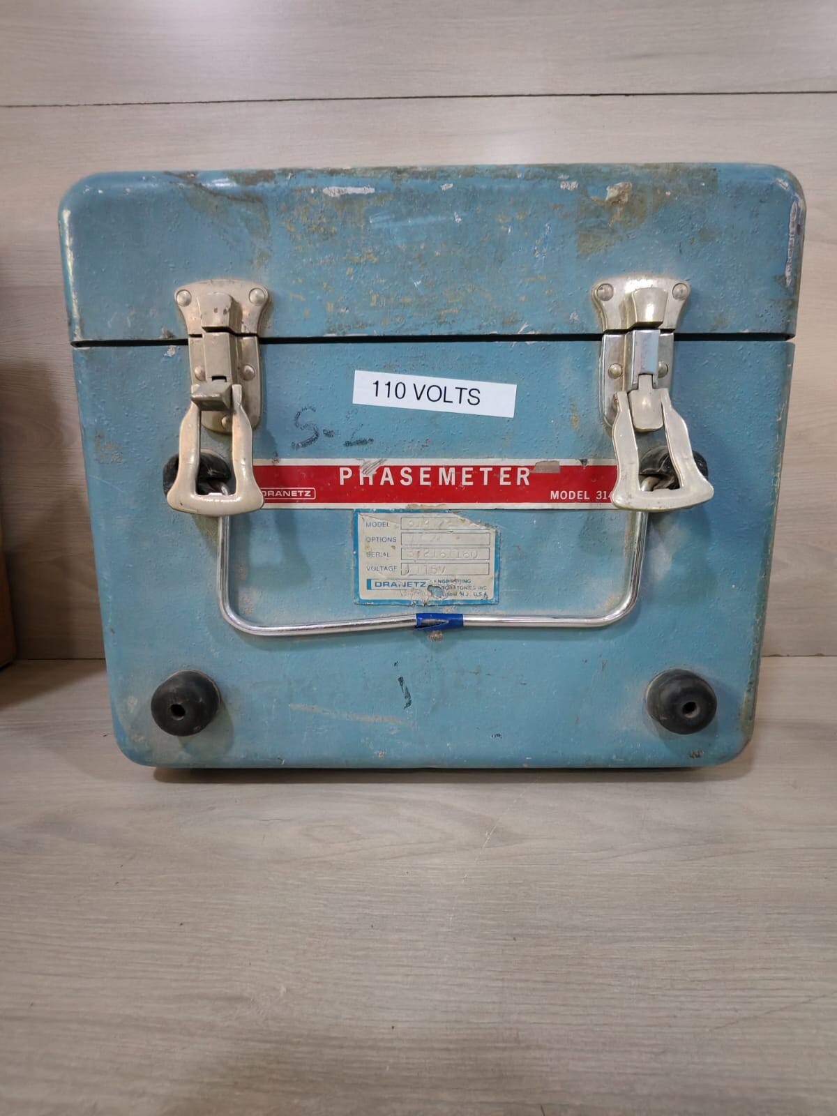 DRANETZ 110VOLTS DRANETZ PHASE ANGLE METER SERIES 314 110VOLTS 7