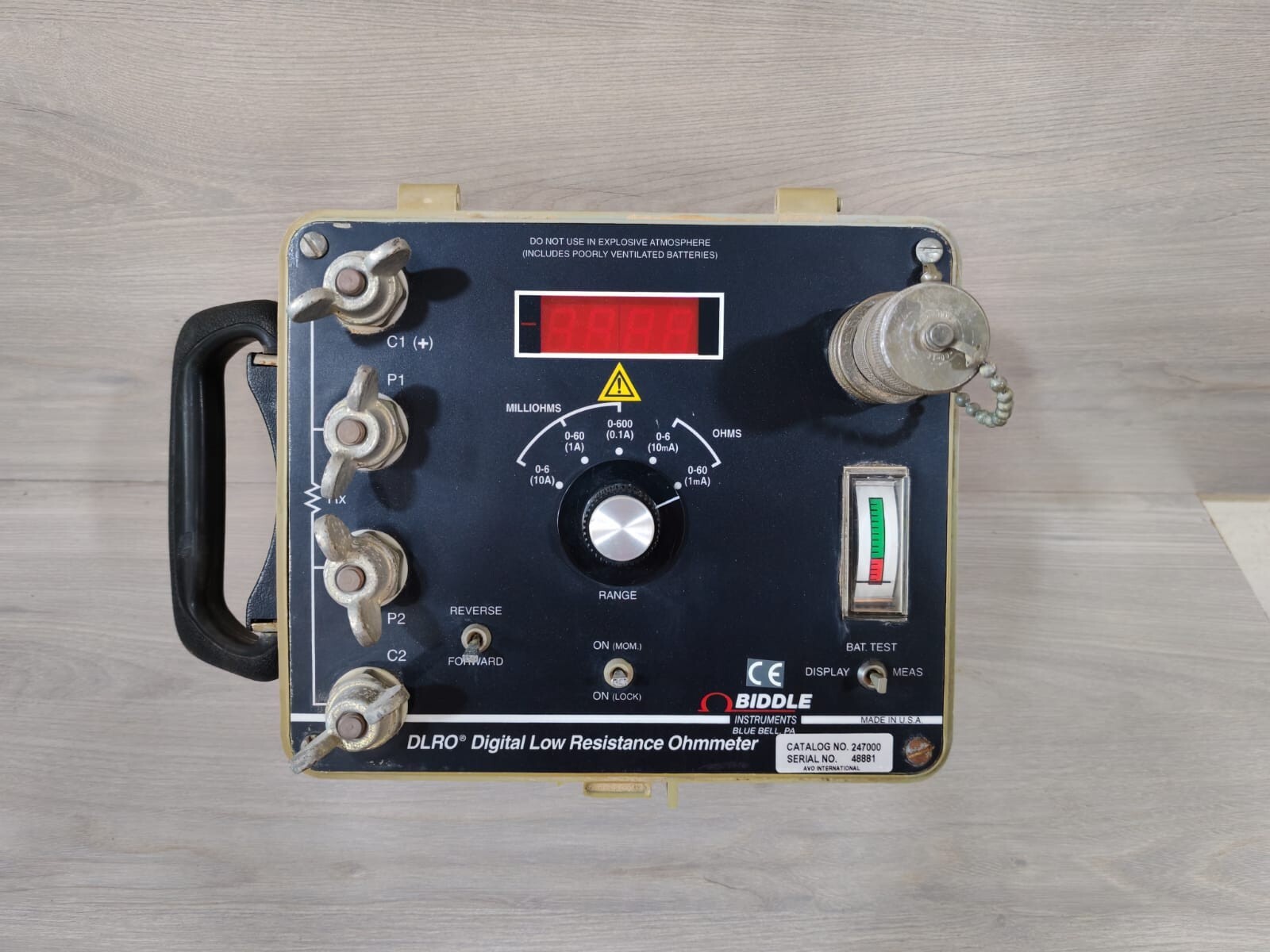 Digital DLRO-247000 Biddle DLRO 247000 Digital Low Resistance Ohmmeter - Without Cable & Accessories 2
