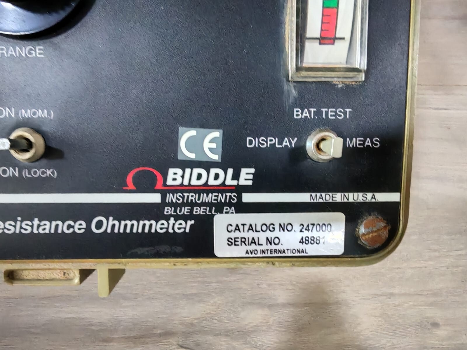 Digital DLRO-247000 Biddle DLRO 247000 Digital Low Resistance Ohmmeter - Without Cable & Accessories 6
