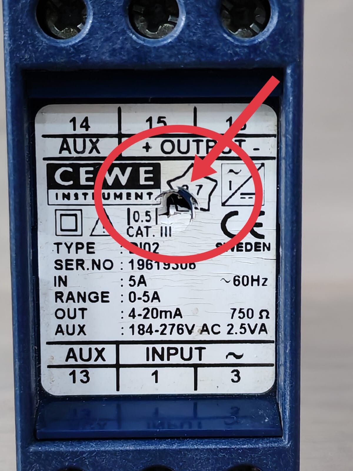 CEWE DI02 CEWE DI02 AC-Current Transducer 3