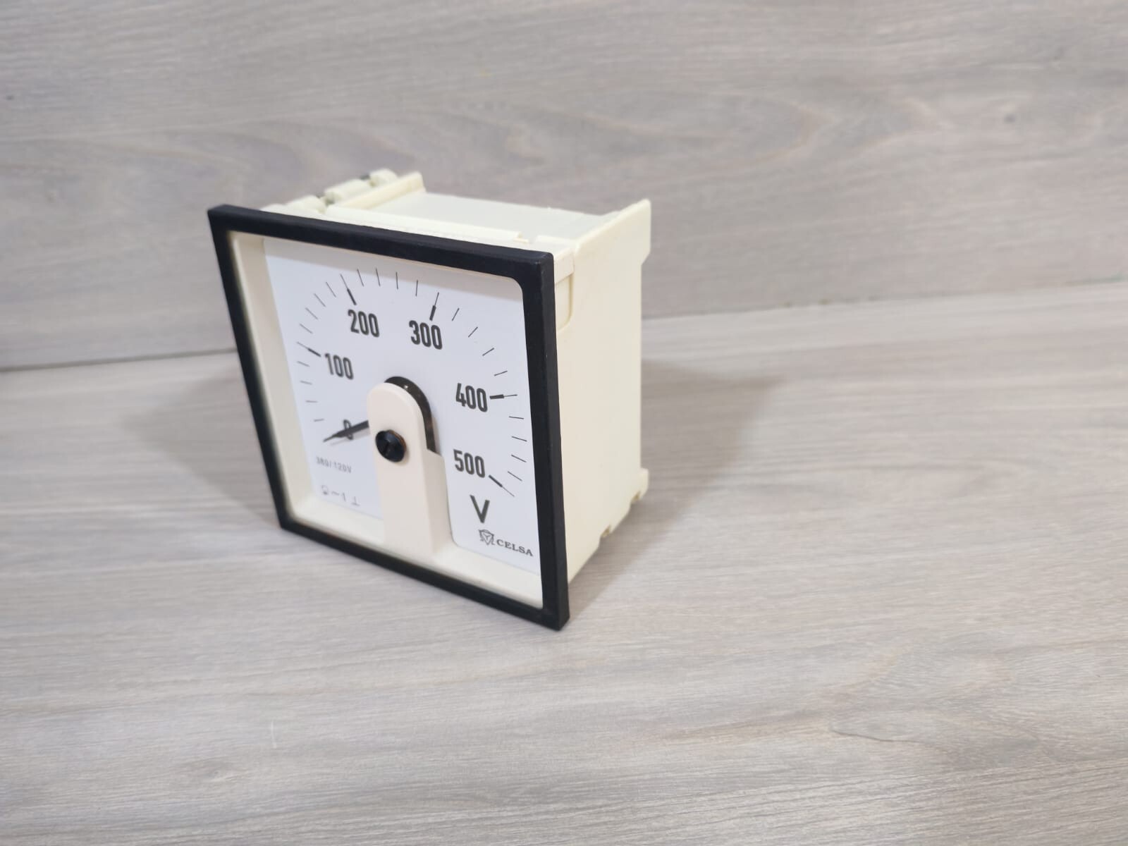 GE METER-380 Celsa 0...500V Voltage Analogue Panel Meter 380/120V 4