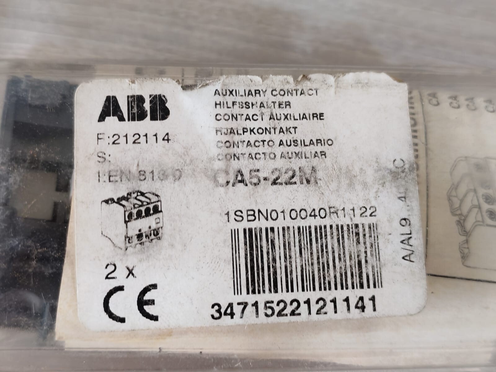 ABB CA5-22M ABB CA5-22M Auxilliary Contact 3