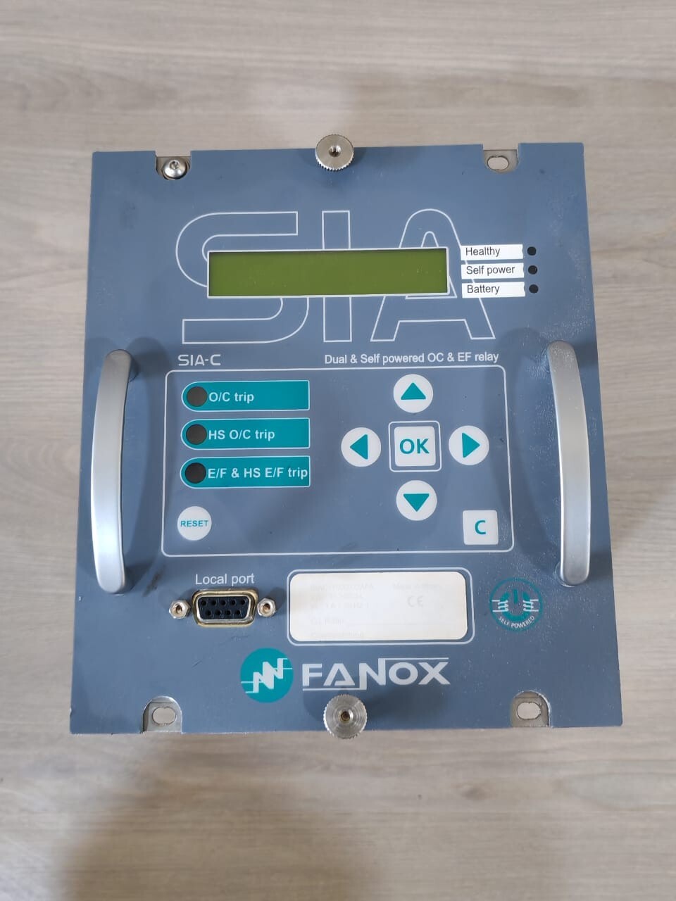 FANOX SIA-C FANOX SIA-C Dual & Self Powered OC & EF Relay 2