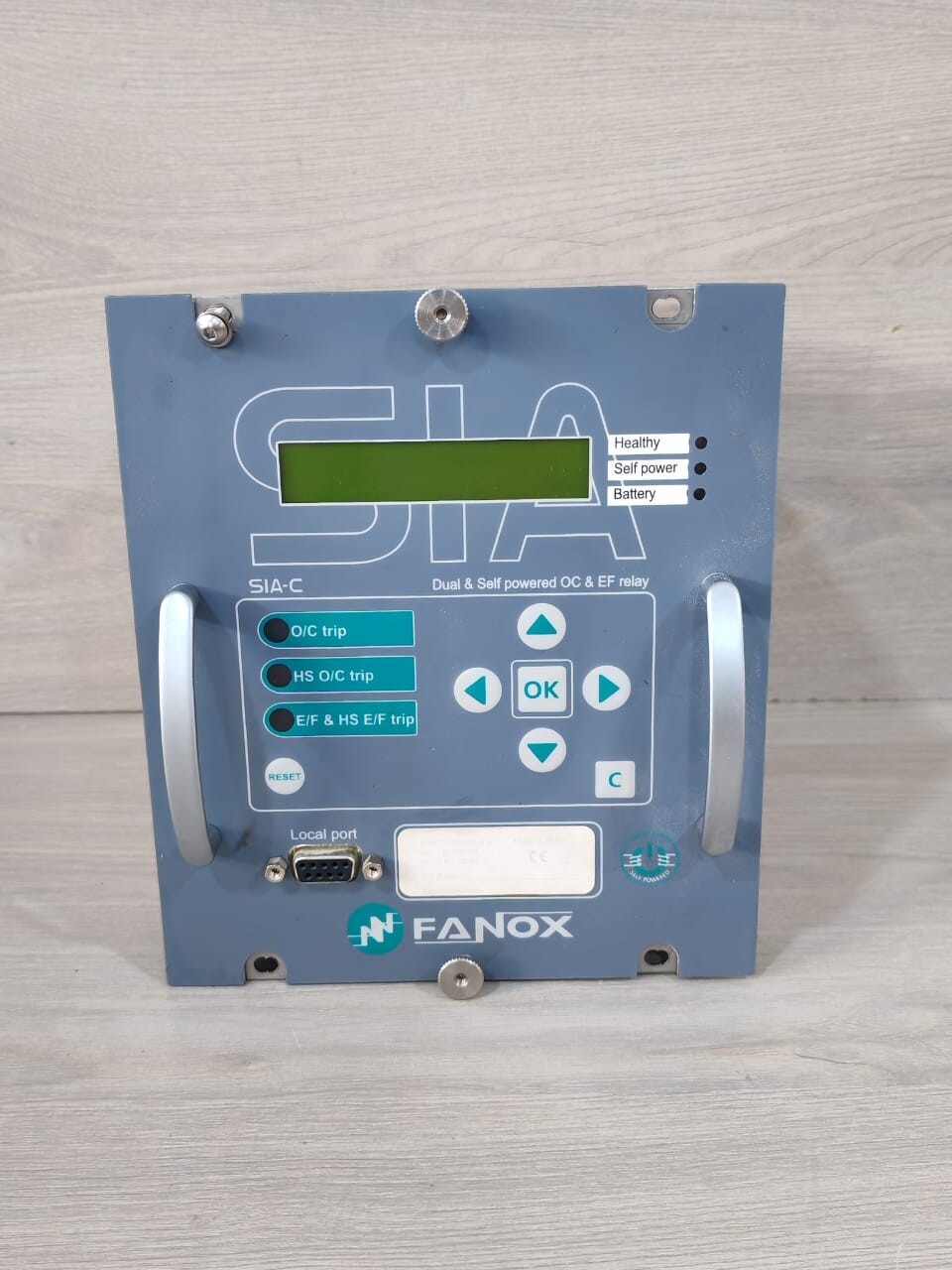 FANOX SIA-C Dual & Self Powered OC & EF Relay