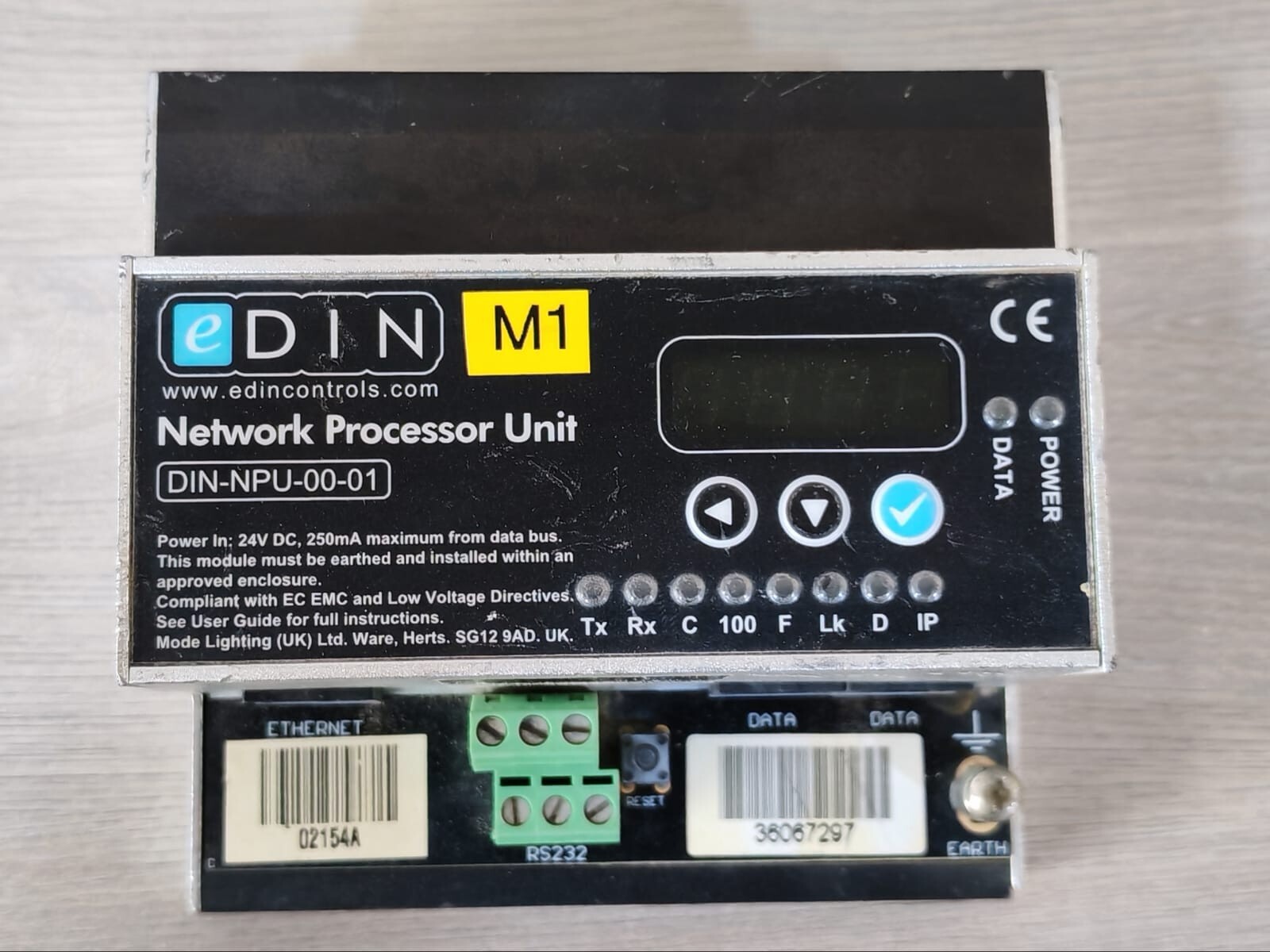 eDIN DIN-NPU-00-01 NETWORK PROCESSOR UNIT (BLACK) 2