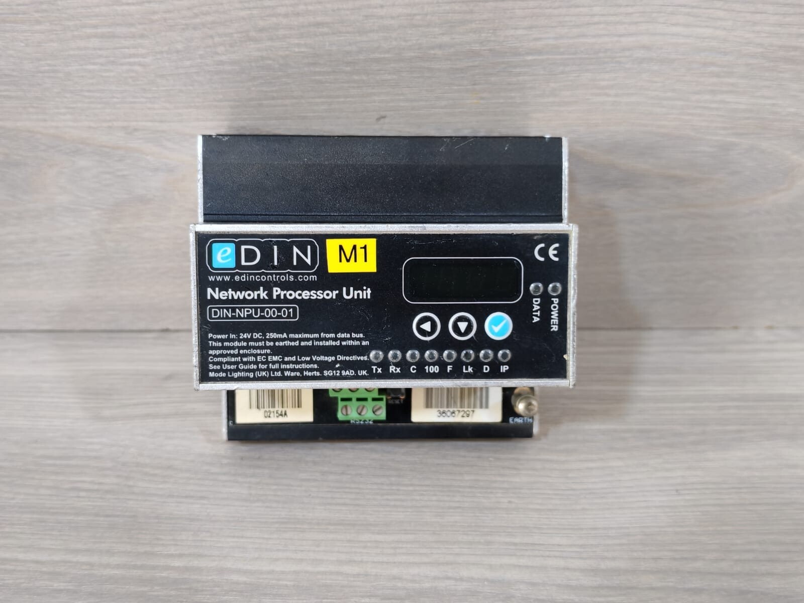 eDIN DIN-NPU-00-01 NETWORK PROCESSOR UNIT (BLACK)