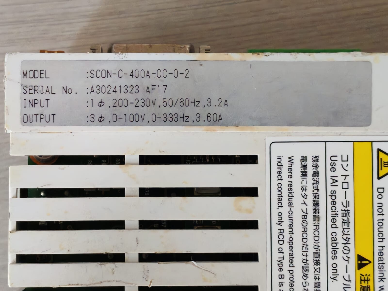 IAI Corporation SCON-C-400A-CC-0-2 IAI Corporation SCON-C-400A-CC-0-2 Actuator Controller 4