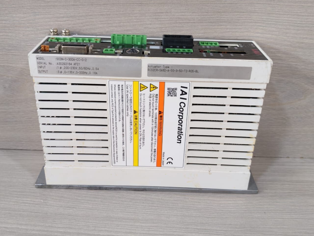 AIA Corporation SCON-CA-30DA-CC-0-2 AIA Corporation SCON-CA-30DA-CC-0-2 Actuator Controller 4