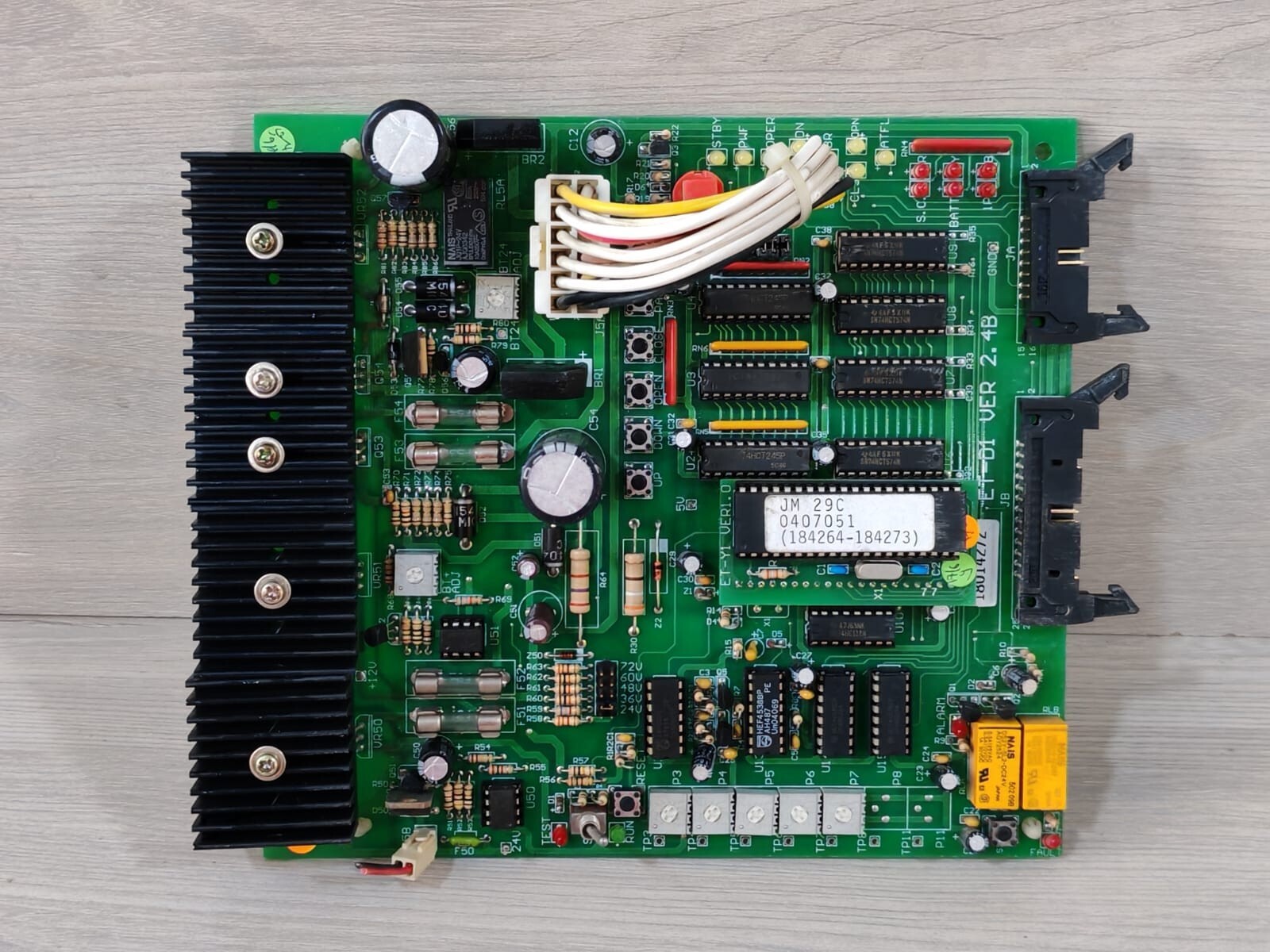 JM 29C 0407051 184264-184273 ET-D1 VER 2.4B PCB BOARD