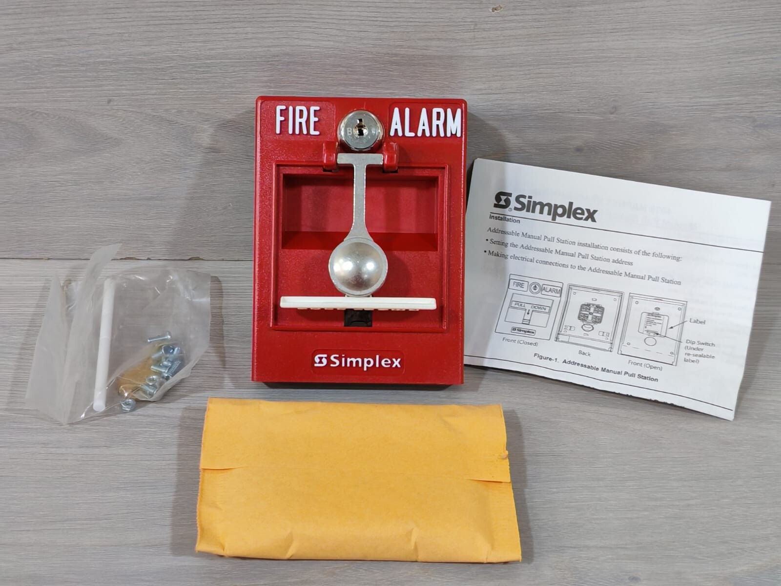 SIMPLEX 4099-9002 PULL STATION FIRE ALARM