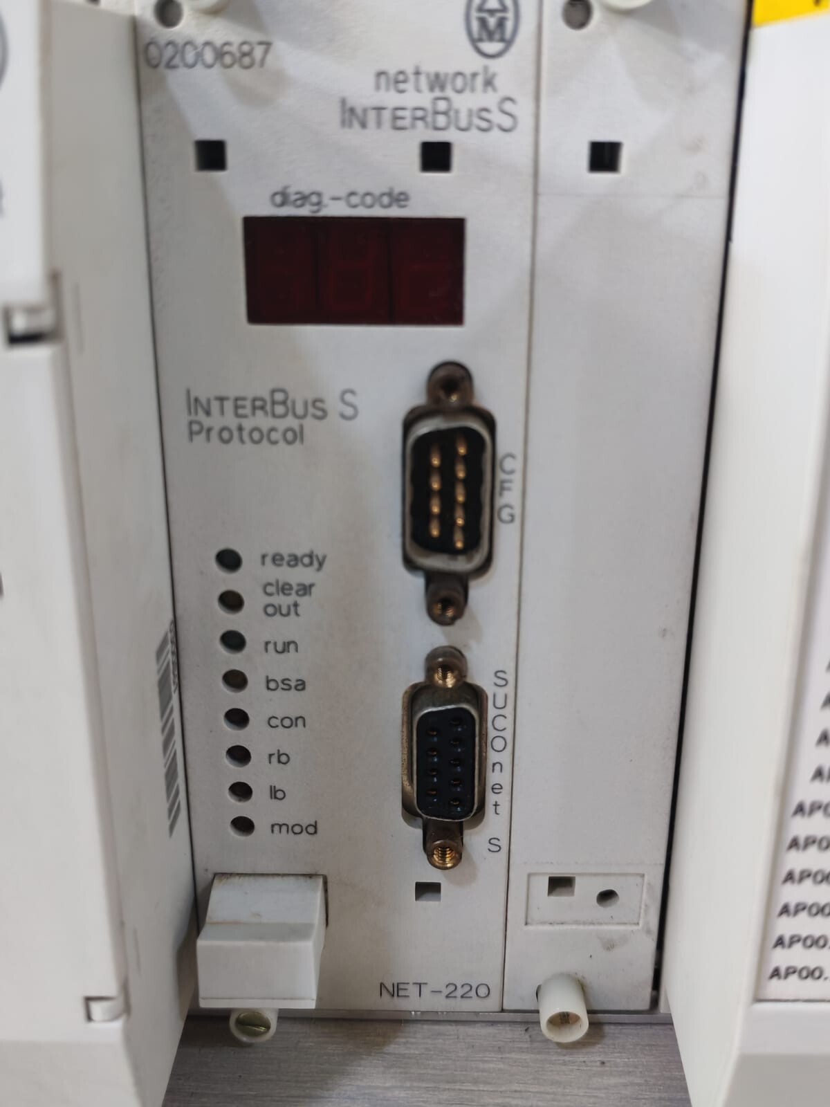Moeller P0W-400/CPU-300/ NET-220/ INP-400/ OUT-400 MOELLER PS416 P0W-400/CPU-300/ NET-220/ INP-400/ OUT-400 POWER SUPPLY 230VAC 6