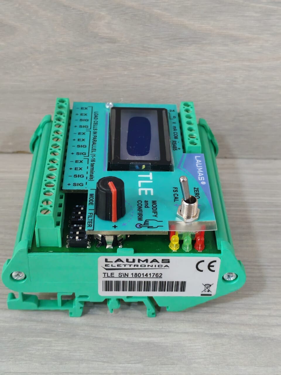 LAUMAS ELETTRONICA TLE LAUMAS ELETTRONICA TLE ANALOG WEIGHT TRANSMITTER WITH FILTHY BOX 6