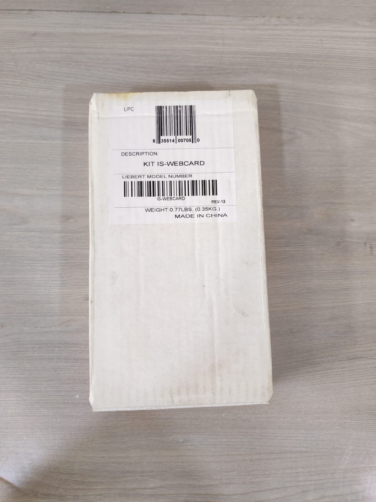 Emerson Liebert 417771G Emerson Liebert 417771G IS- WEBCARD IntelliSlot Web Card 8