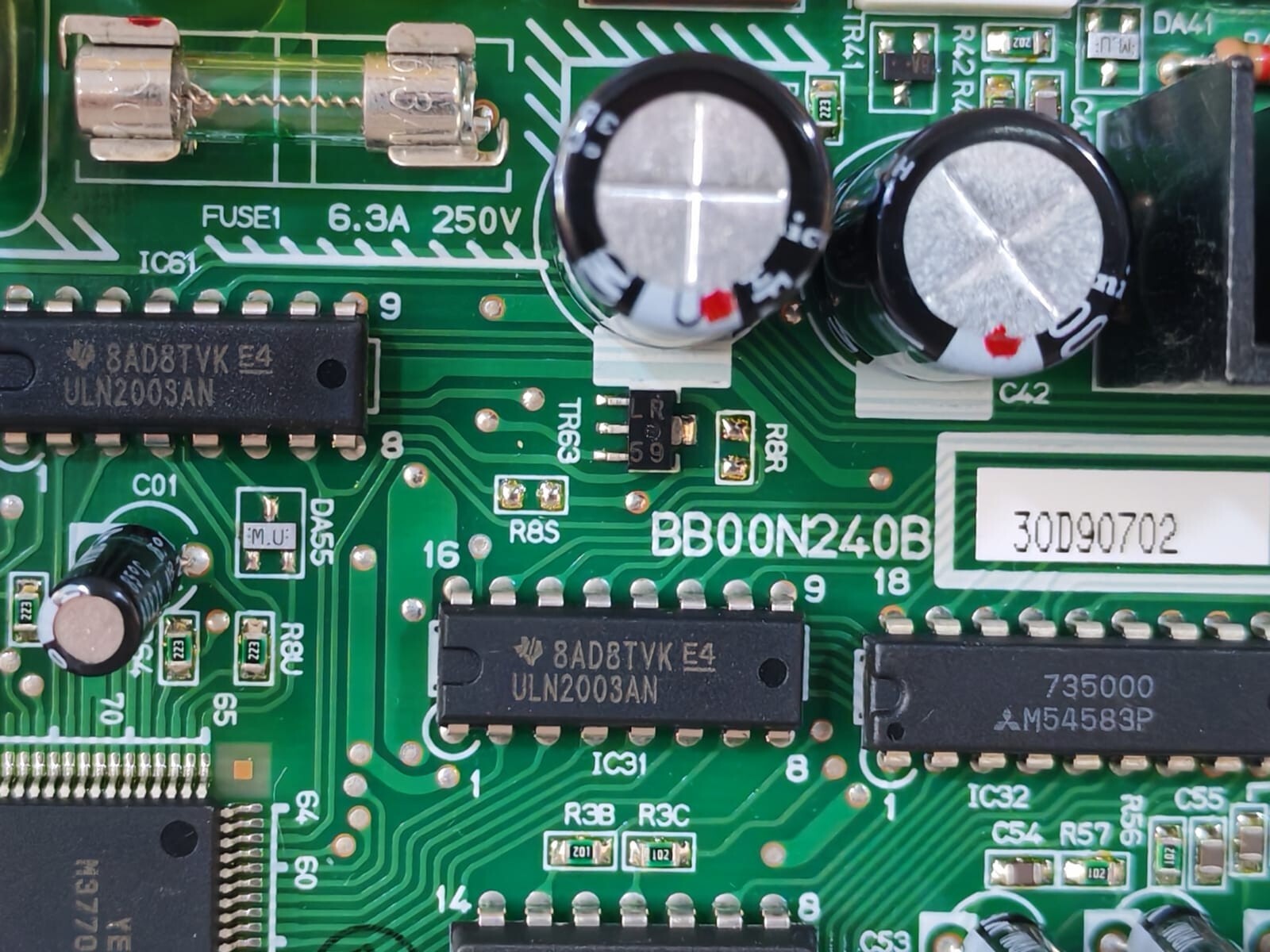 Mitsubishi Electric BB00N240B MITSUBISHI ELECTRIC T7W27K310 CONTROLLER BOARD - WITH FILTHY BOX 5