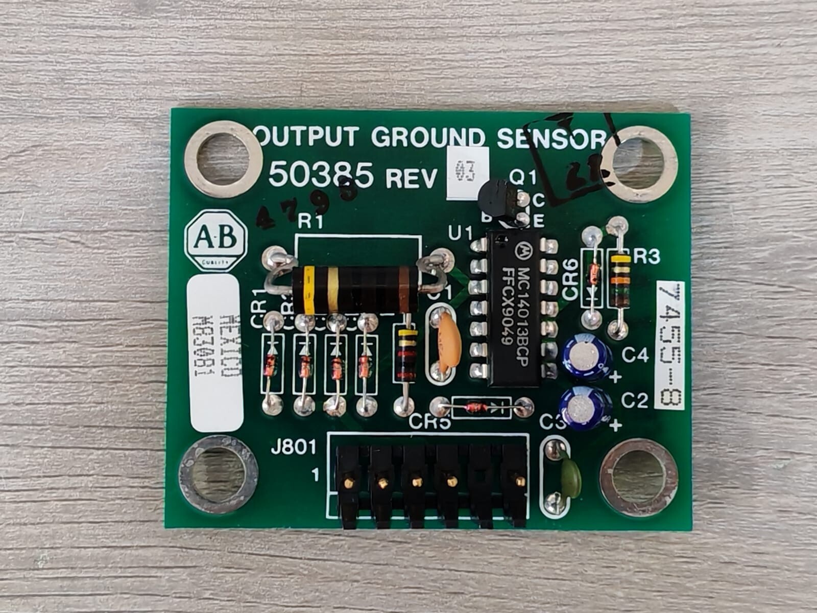 Rockwell Automation CARD-118385 Allen-Bradley 50385 Output Ground Sensor PCB Card 118385 2
