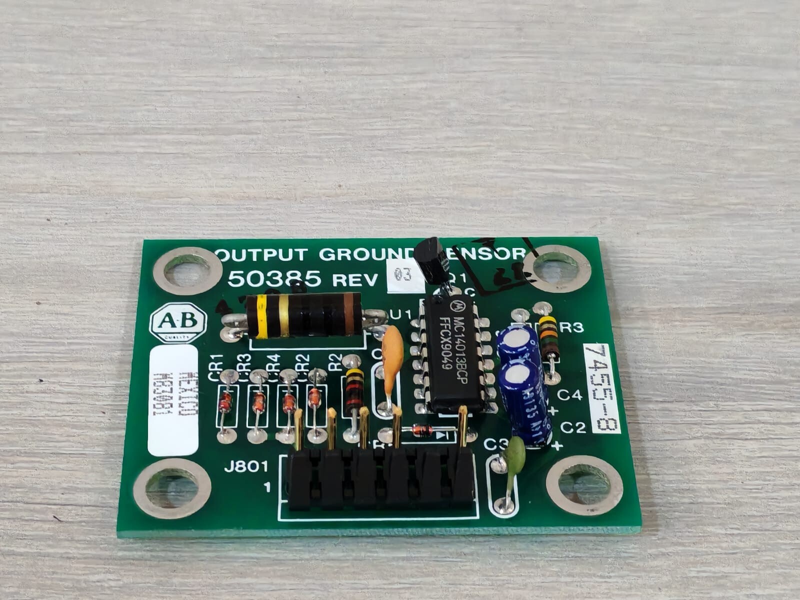 Rockwell Automation CARD-118385 Allen-Bradley 50385 Output Ground Sensor PCB Card 118385 3