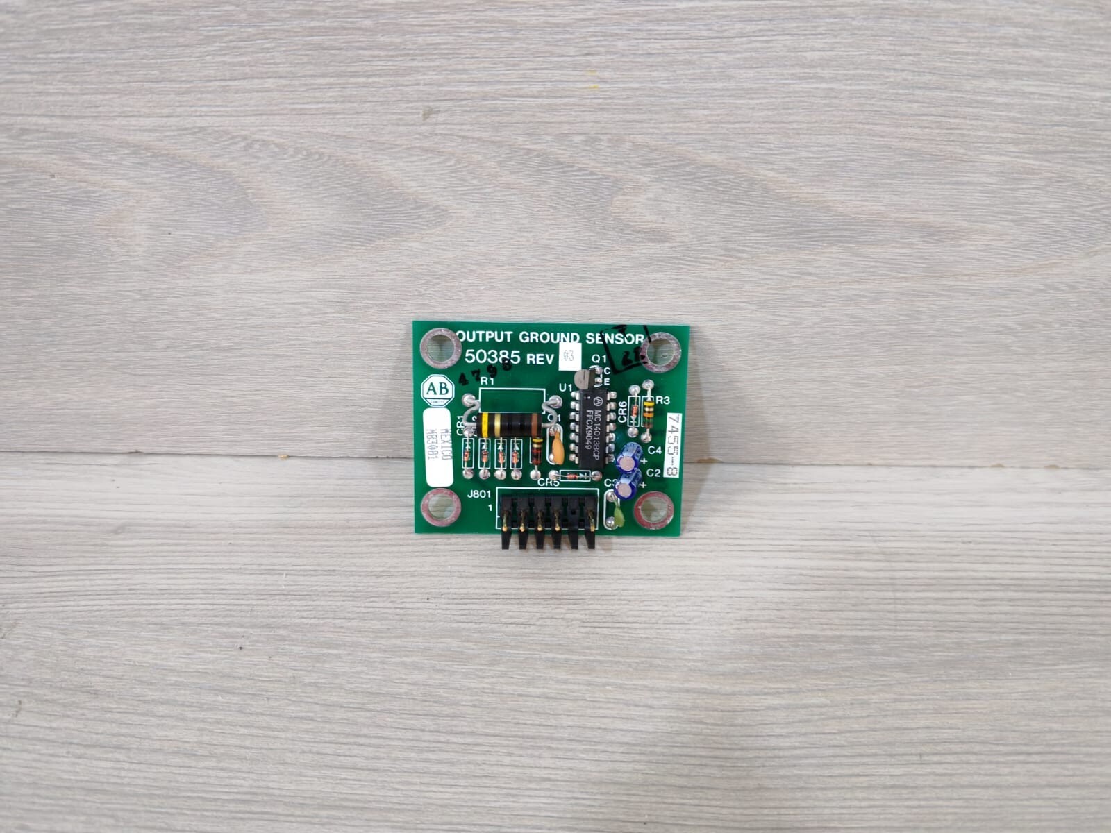 Allen-Bradley 50385 Output Ground Sensor PCB Card 118385