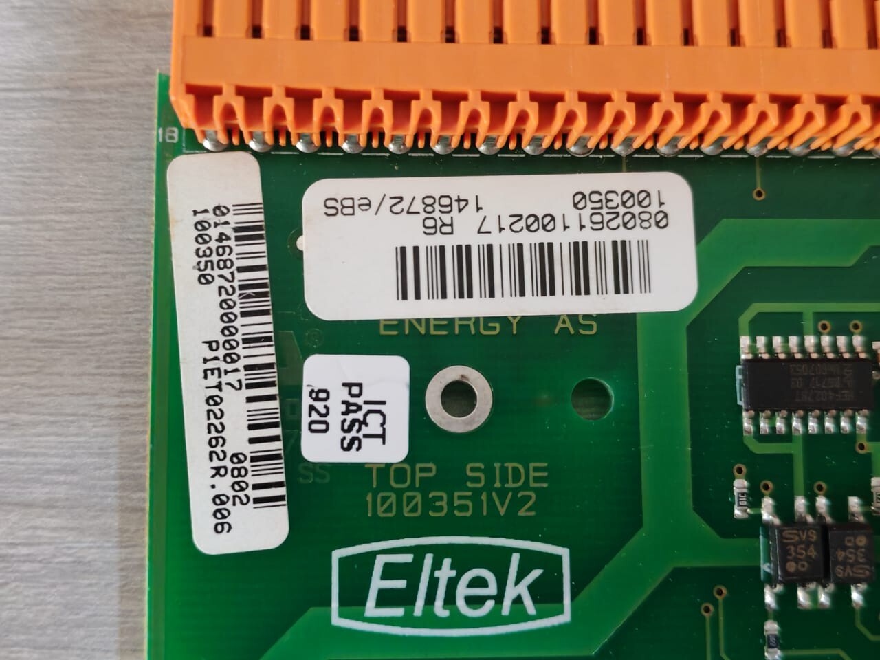 Eltek 100351V2 Eltek 100351v2 MCU Interface Card 2