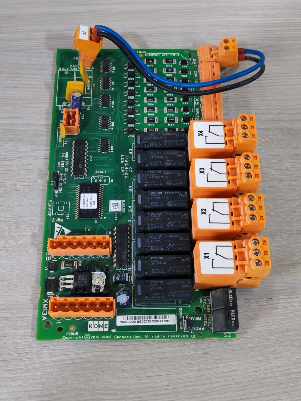 KONE 713154H05 KONE 713154H05 LCE OPT Circuit Board 7