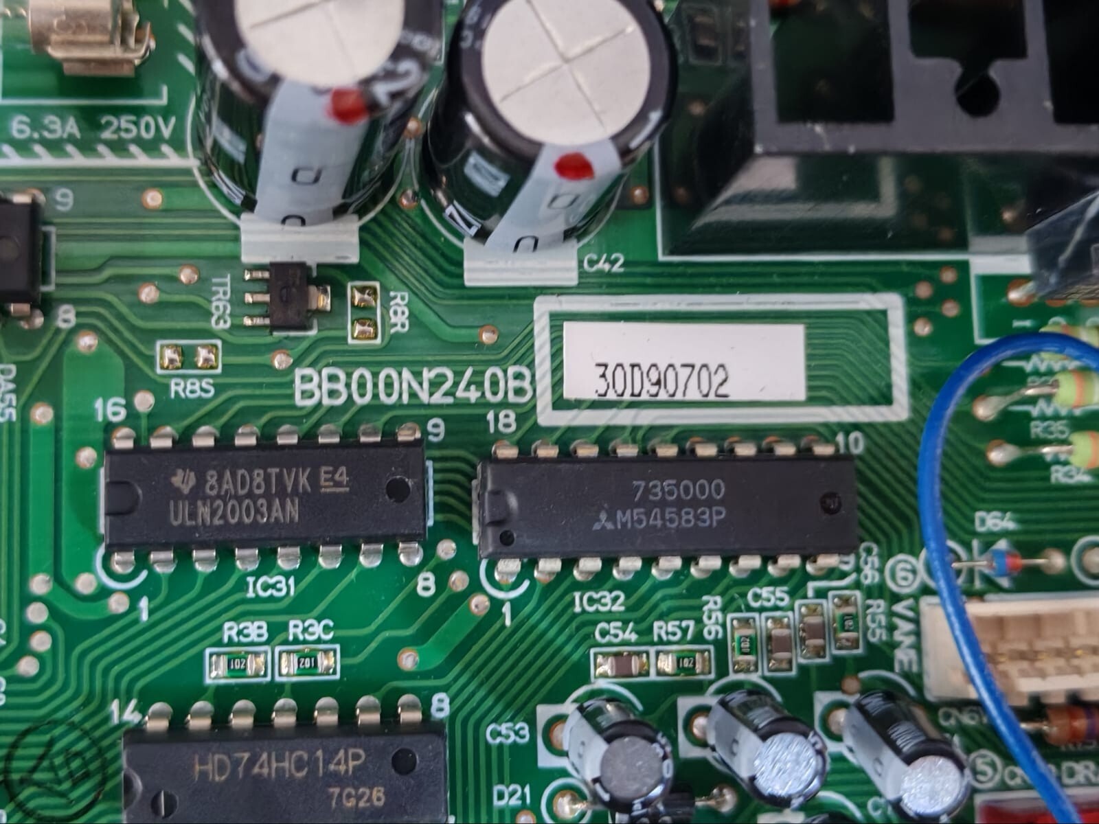 Mitsubishi Electric BB00N240B MITSUBISHI T7W27K310 BB00N240B Controller Board 4