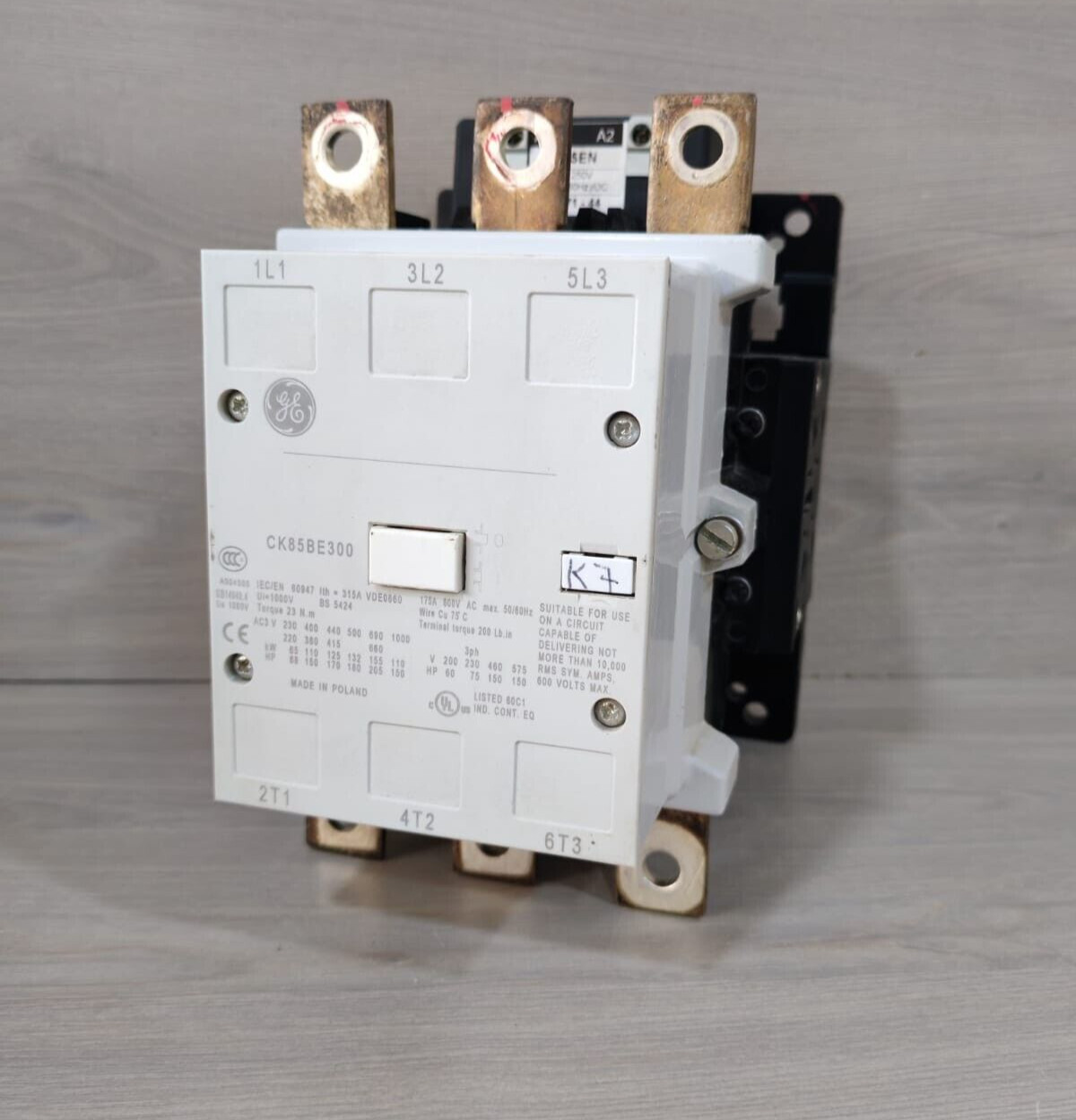 GENERAL ELECTRIC CK85BE300 GENERAL ELECTRIC CK85BE300 175A 500VAC 50/60Hz CONTRACTOR 4