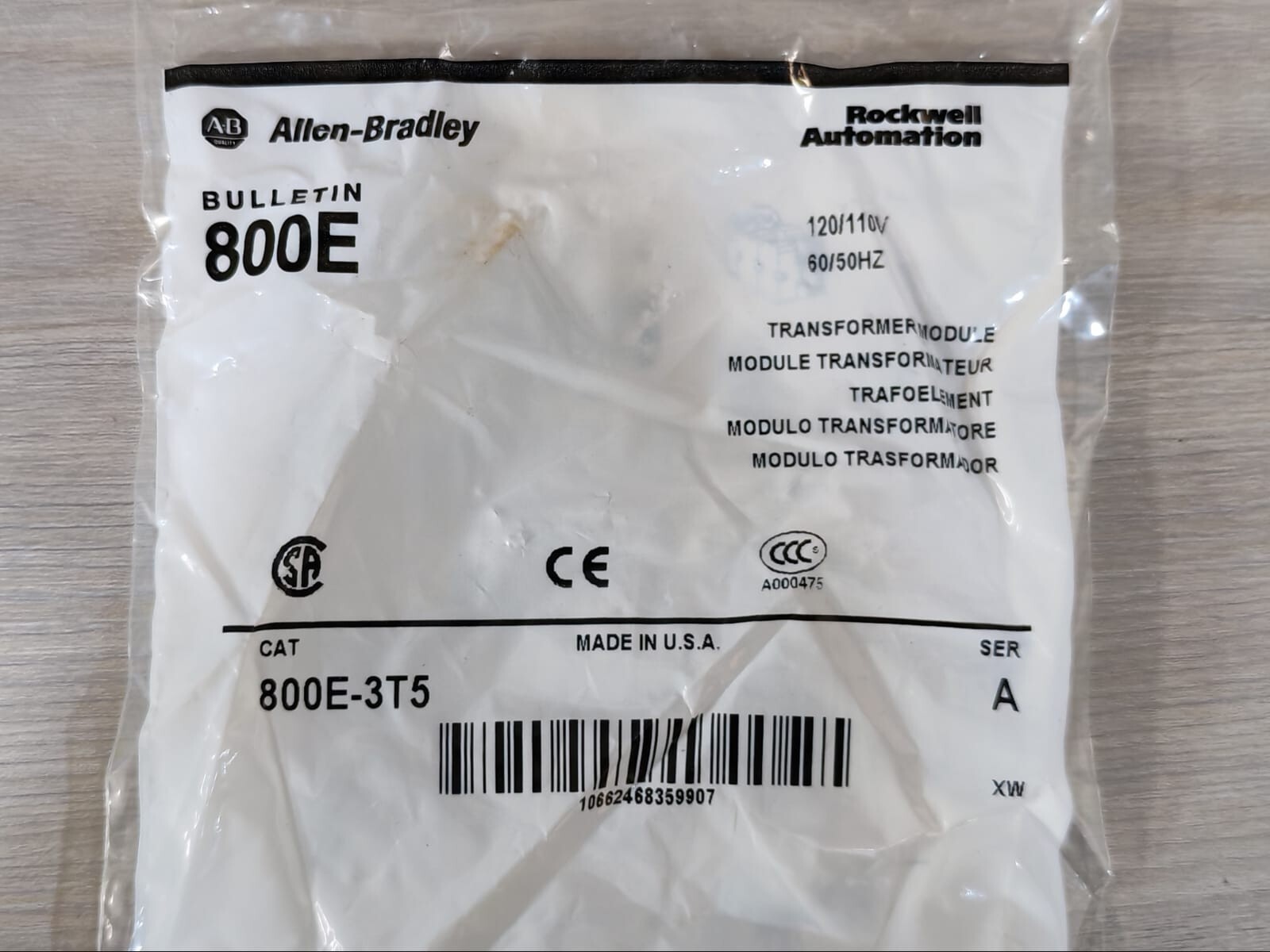 Allen-Bradley 800E-3T5 Allen-Bradley 800E-3T5 Transformer Module 2