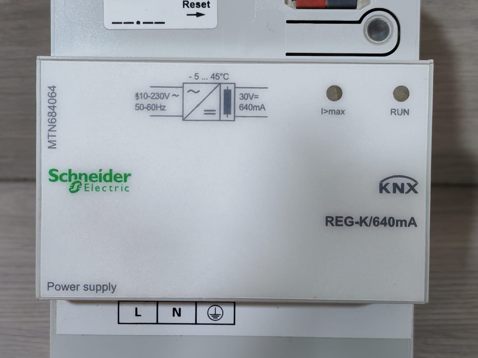 Schneider Electric MTN684064 SCHNEIDER ELECTRIC MTN684064 REG-K/640mA POWER SUPPLY 3
