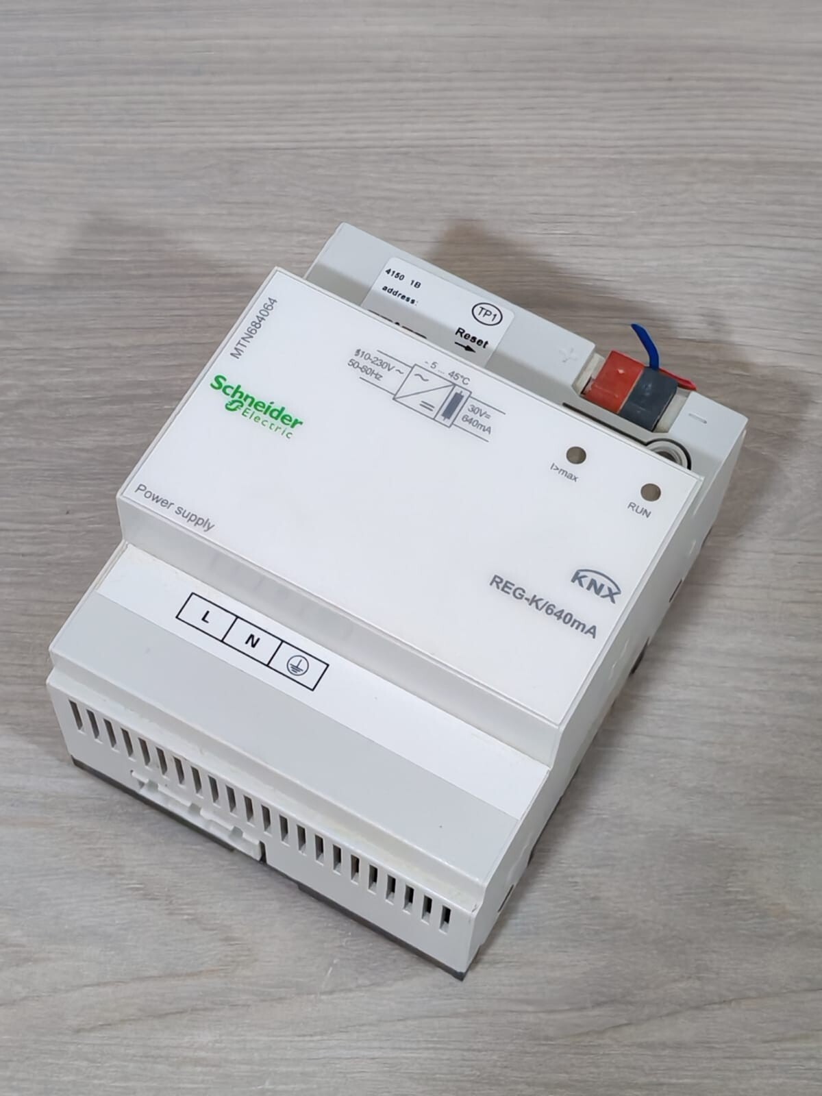 Schneider Electric MTN684064 SCHNEIDER ELECTRIC MTN684064 REG-K/640mA POWER SUPPLY 9