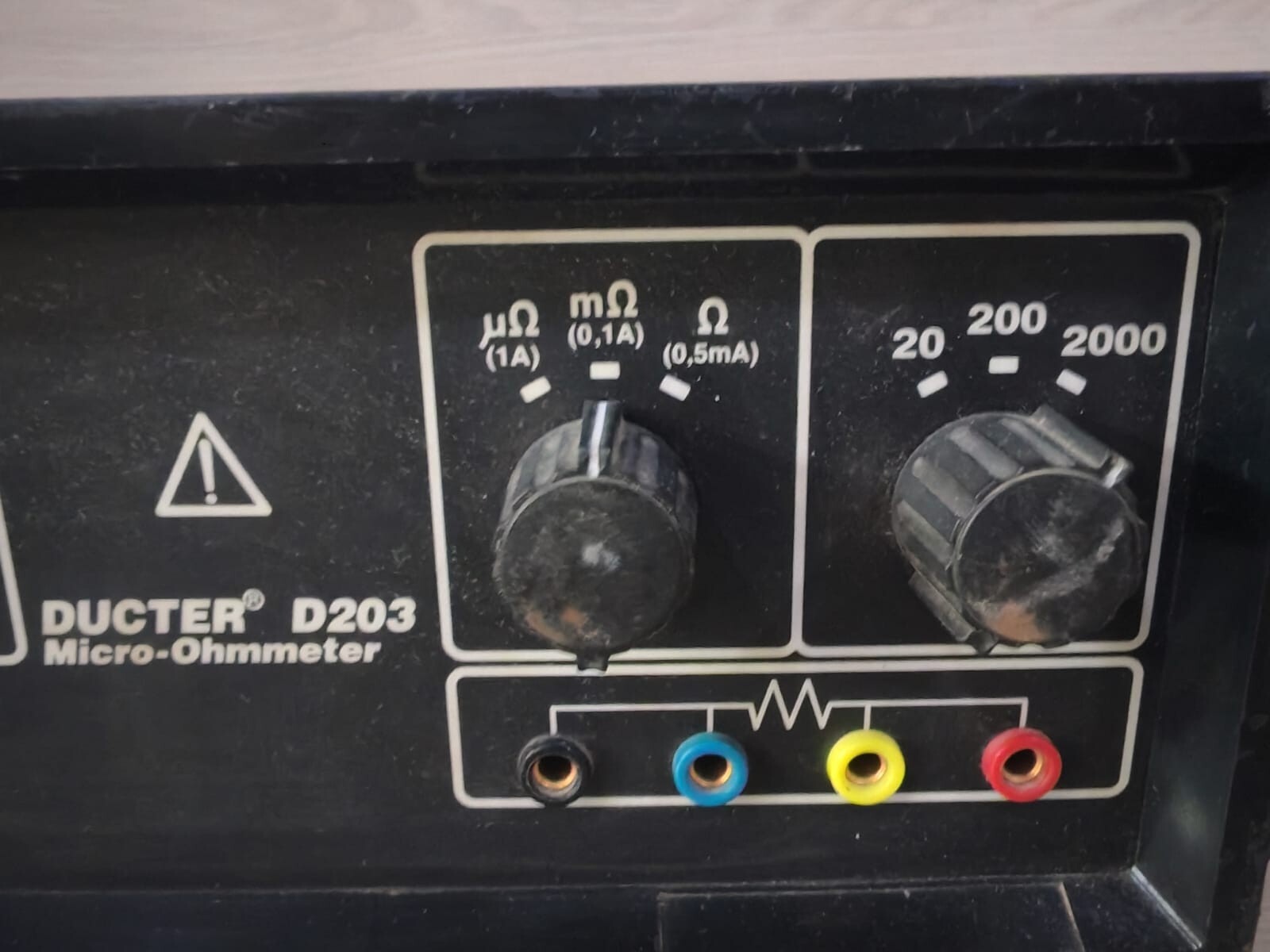 Megger D203 MEGGER DUCTER D203 LOW RESISTANCE OHMMETER-WITHOUT HANDLE 3
