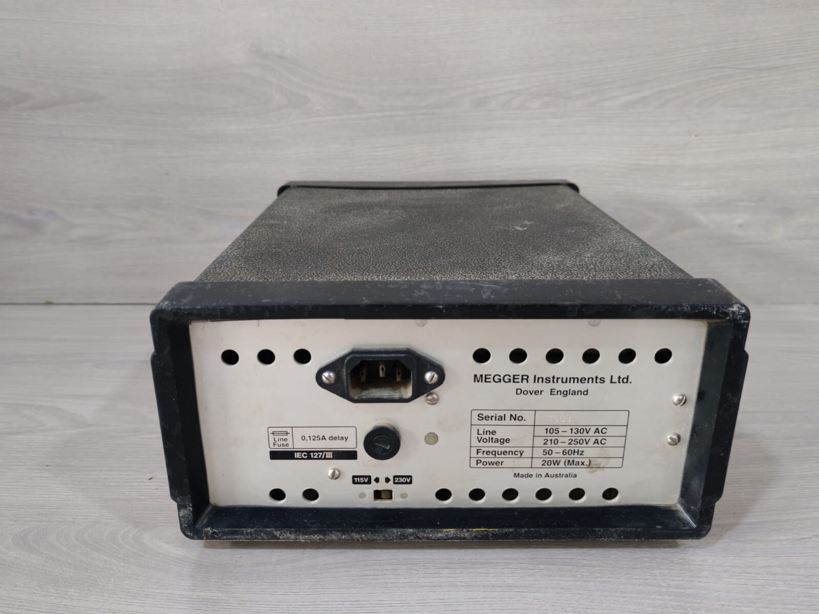 Megger D203 MEGGER DUCTER D203 LOW RESISTANCE OHMMETER-WITHOUT HANDLE 6