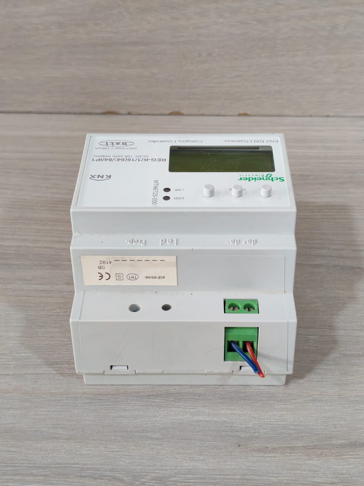 Schneider Electric MTN6725-0001 SCHNEIDER ELECTRIC MTN6725-0001 KNX DALI-GATEWAY REG-K/1/16(64)/64/IP1 100-240V 8