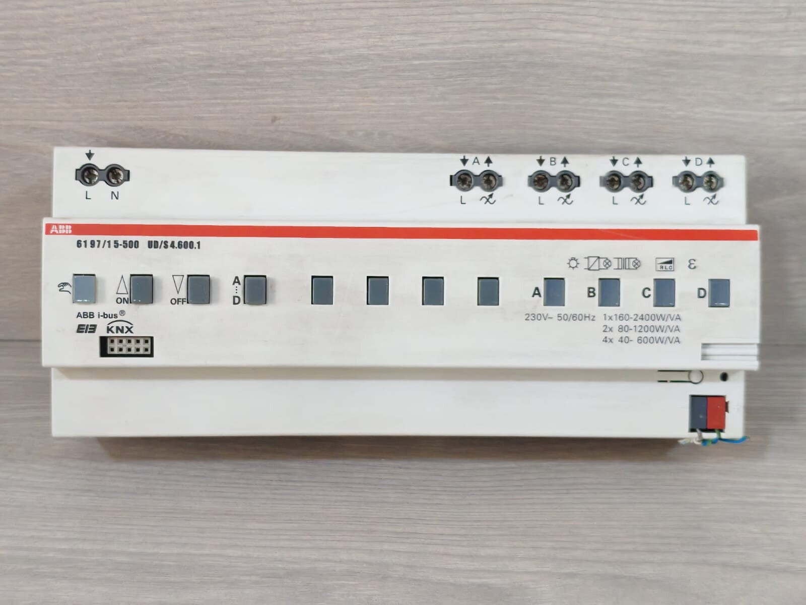 ABB 6197/15-500 UD/S 4.600.1 KNX UNIVERSAL DIMMER ACTUATOR 230V