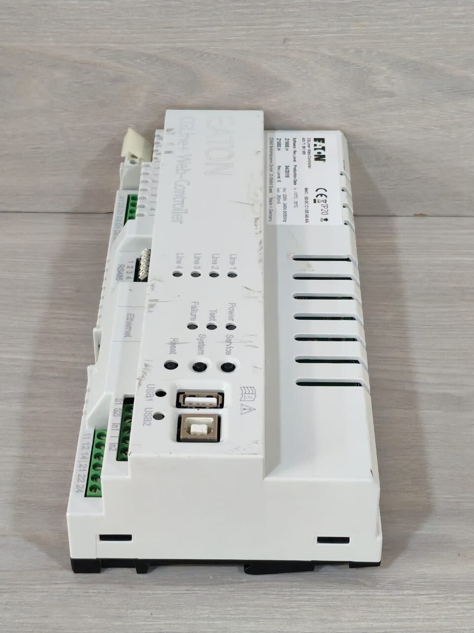 Eaton 40071361055 EATON CGLINE+WEB-CONTROLLER 40071361055 SOFTWARE REV.LEVEL E. Z1005.H/Z1000H 6