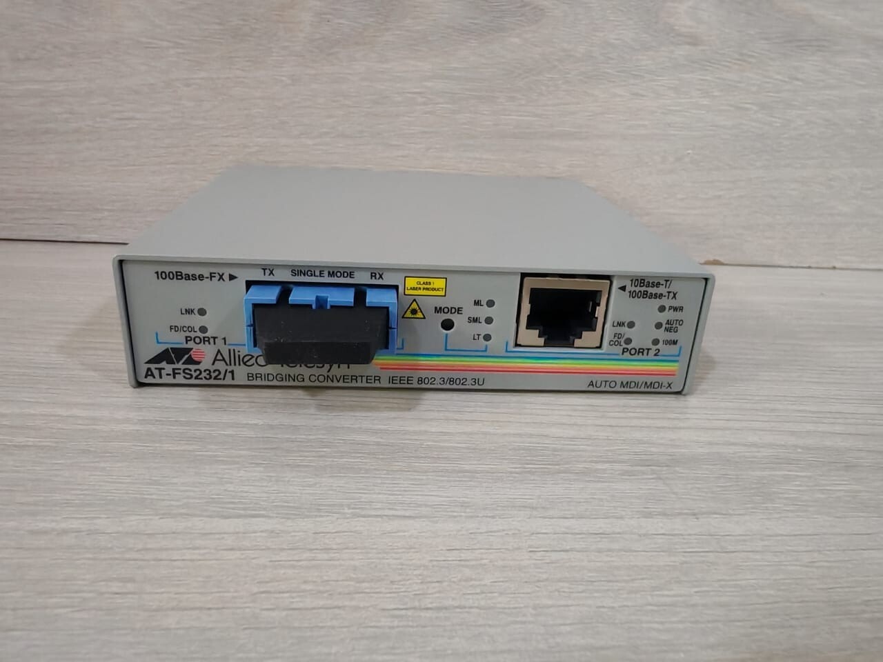 Allied Telesis 990-001166-60 Allied Telesis AT-FS232/1 Bridging Converter P/n: 990-001166-60 3