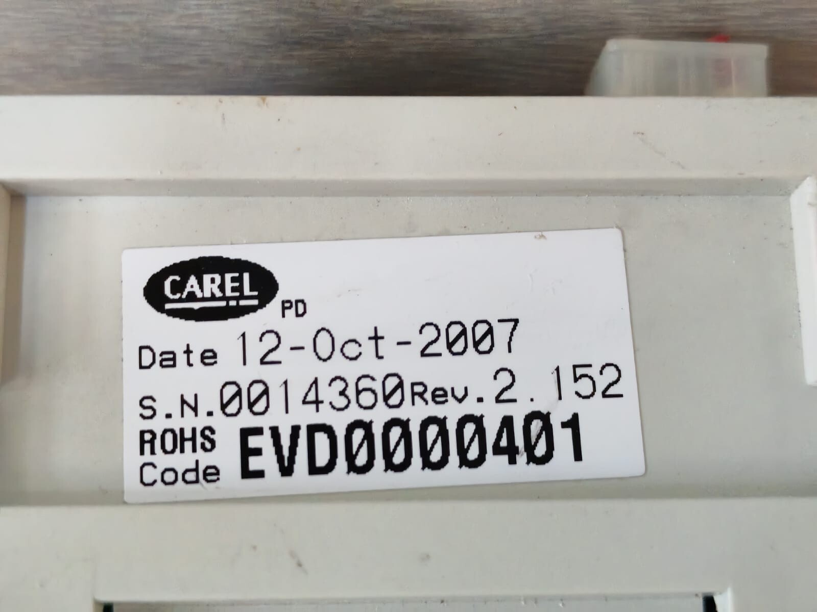 CAREL EVD0000401 REV 2.152 CAREL EVD4 EVD0000401 REV 2.152 UNIVERSAL DRIVER 6