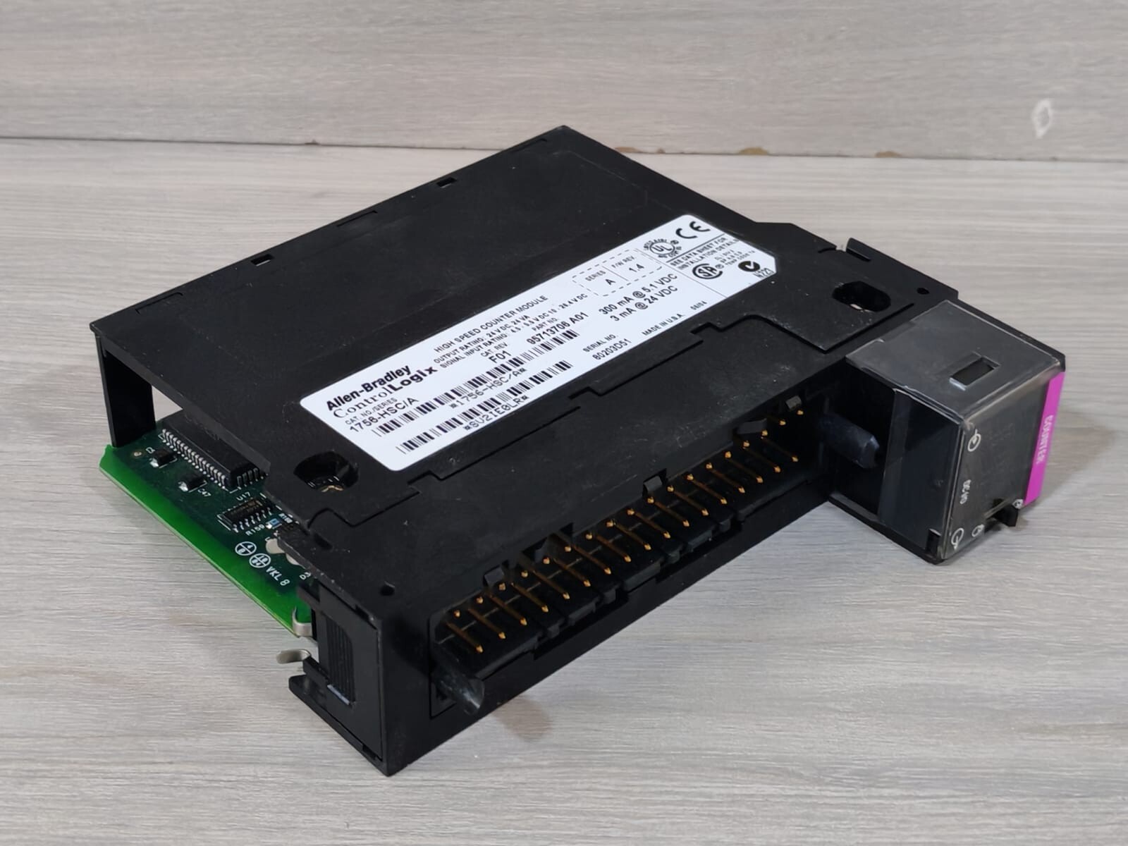Allen-Bradley 95713706 A01 ALLEN-BRADLEY 1756-HSC/A F01 CONTROLLOGIX 95713706 A01 HIGH SPEED CONTROL MODULE 10
