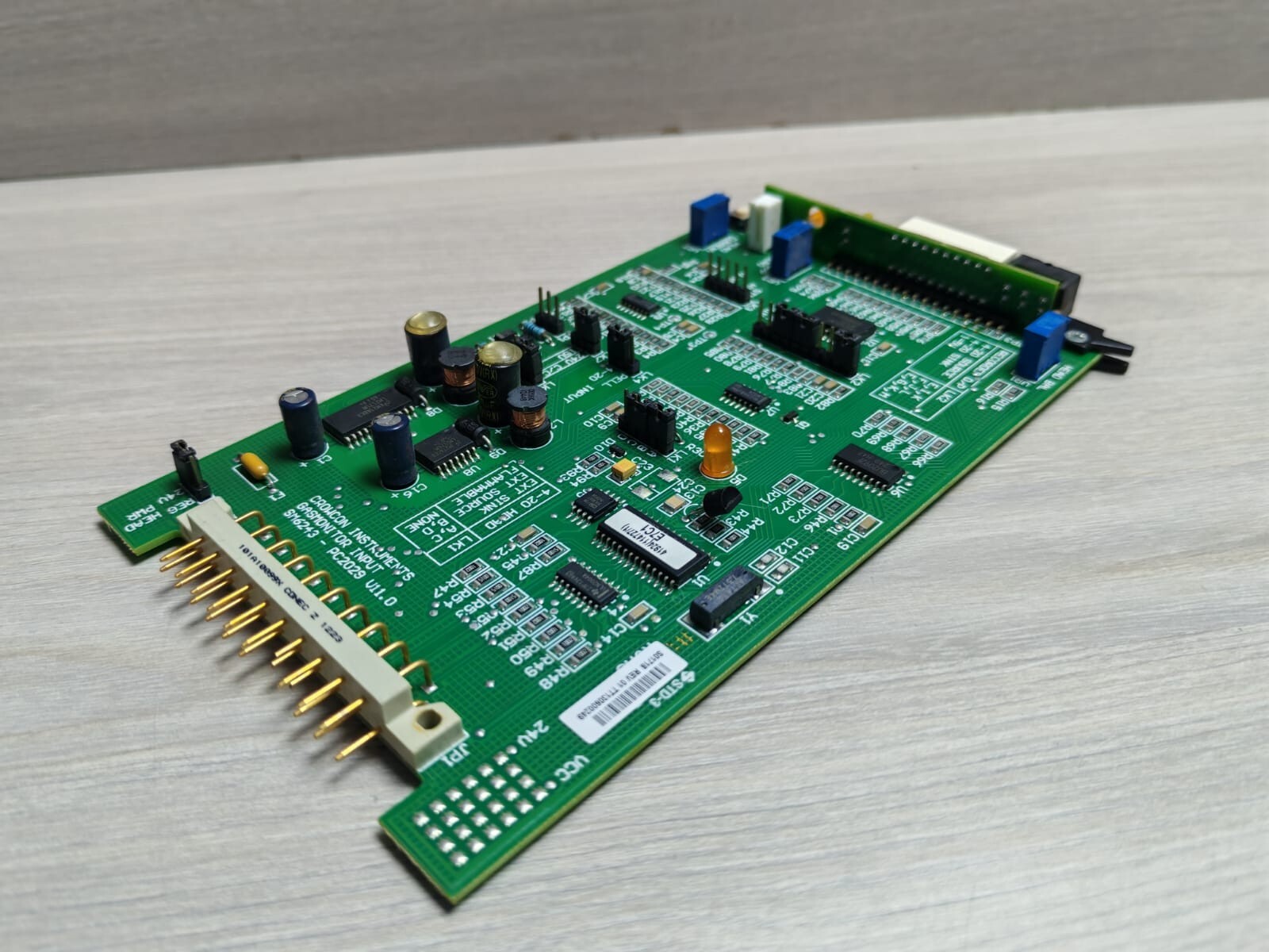 CROWCON INSTRUMENTS SM6243-PC2029 CROWCON INSTRUMENTS SM6243-PC2029 V11.0 GASMONITOR INPUT PCB BOARD 8