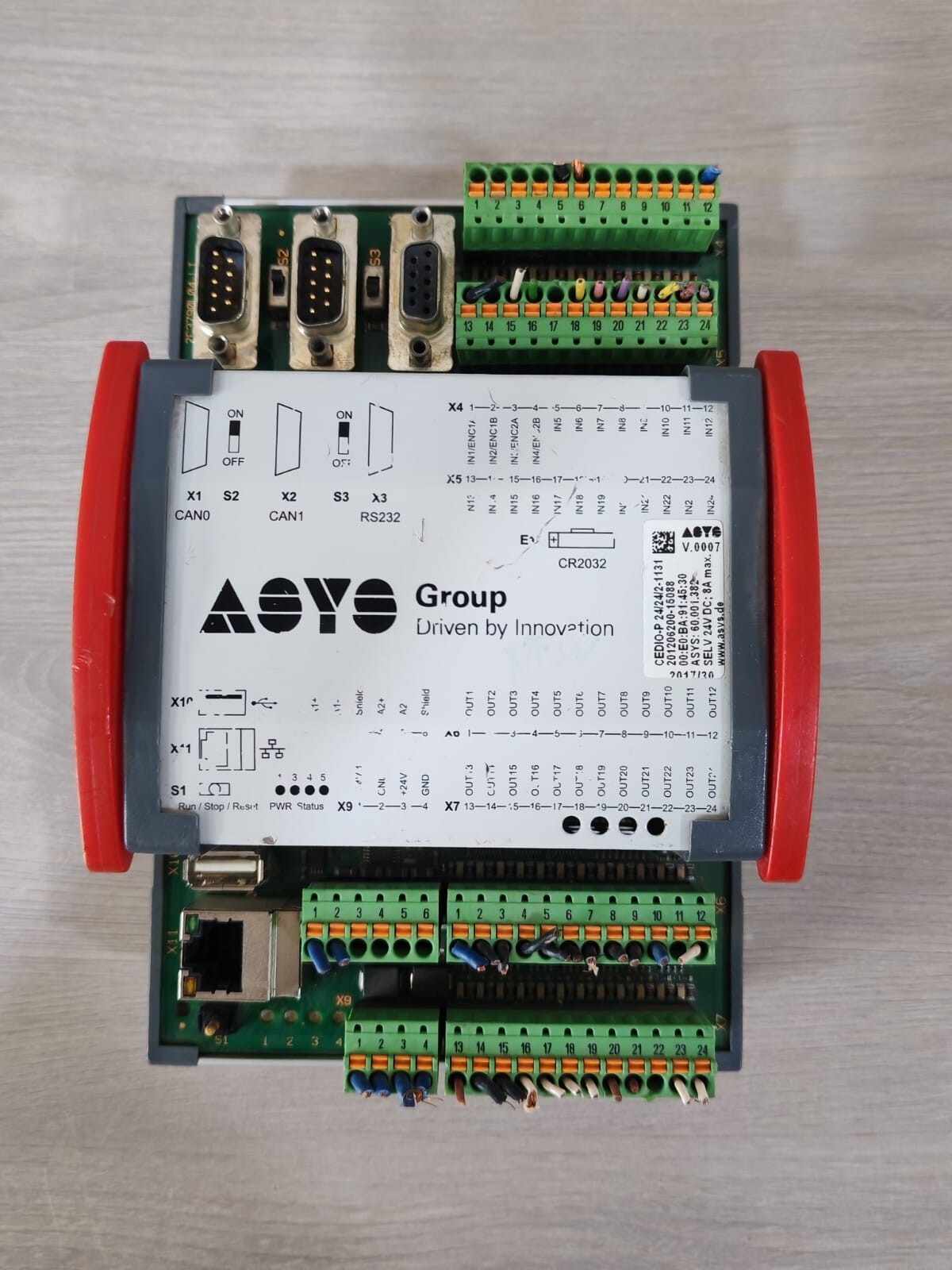 ASYS CEDIO-P ASYS 2C3790L04-LT PLC CONTROLLER MODULE CEDIO-P 5