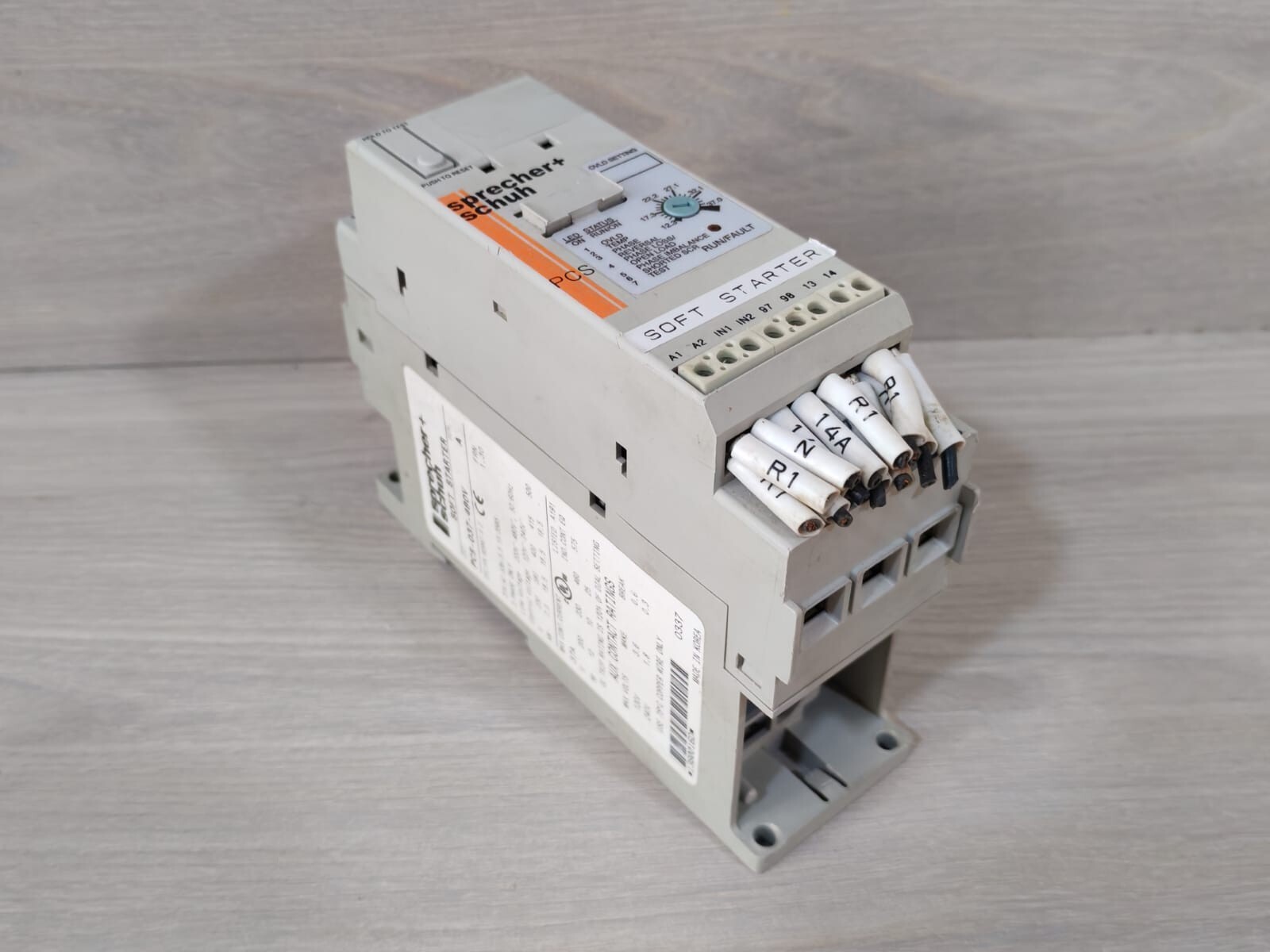SPRECHER+SCHUH PCS-037-480V SPRECHER+SCHUH PCS-037-480V SER. A SOFT STARTER 3