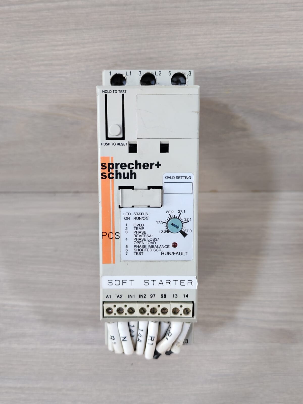 SPRECHER+SCHUH PCS-037-480V SER. A SOFT STARTER