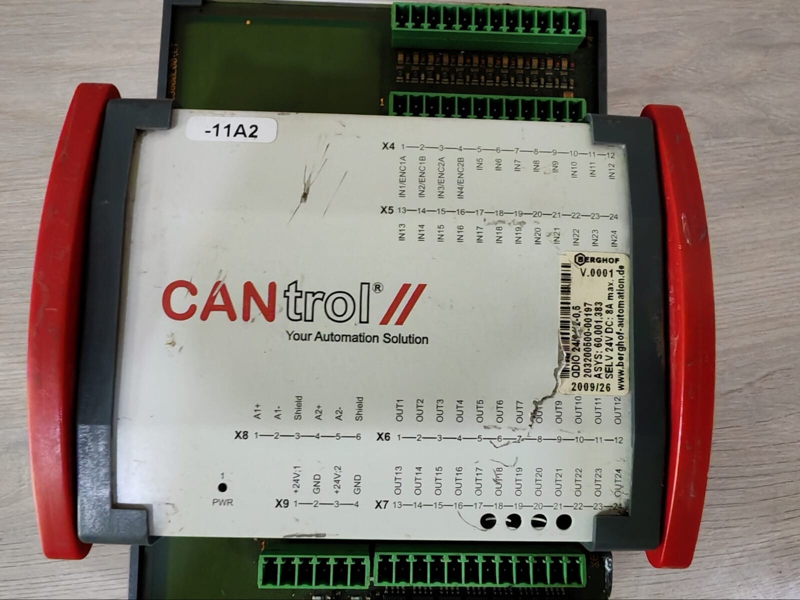 CANtrol QDIO CANtrol QDIO 24/24/2-0.5 PLC Controller 2C3800L00-LT 2