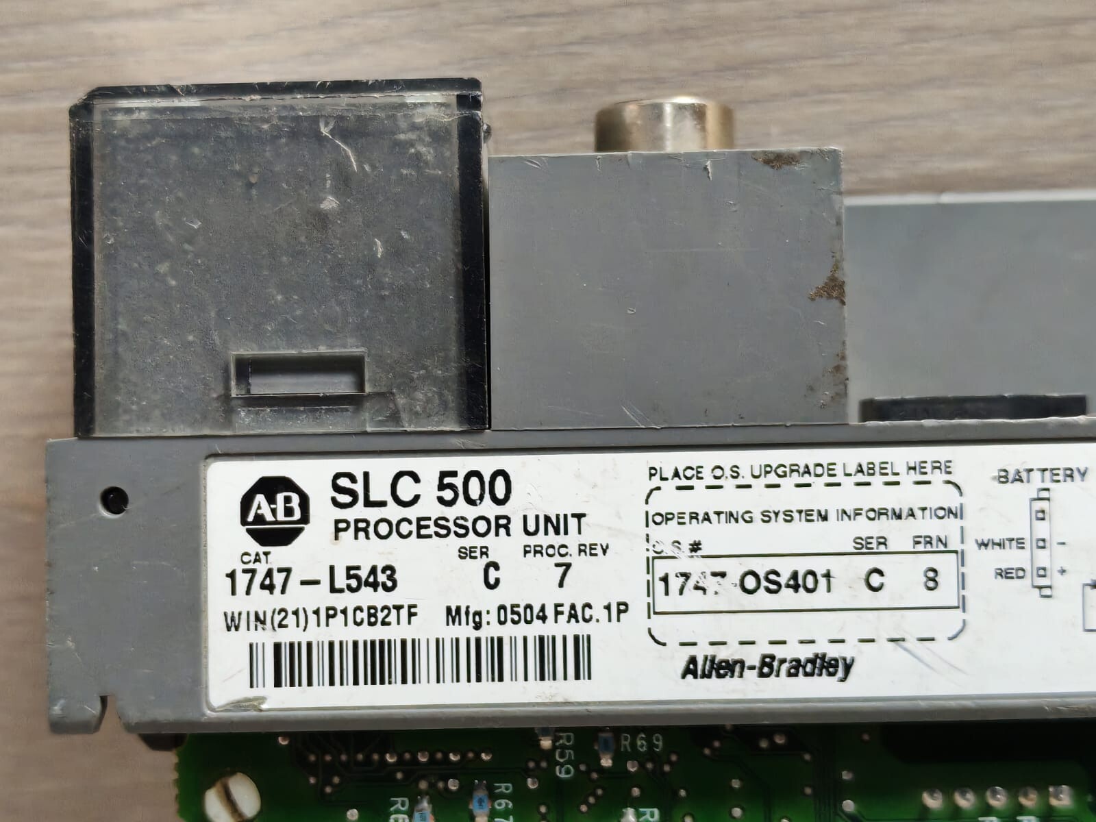 Allen-Bradley 1747-L543 ALLEN-BRADLEY 1747-L543 SER C REV.7 SLC 500 PROCESSOR UNIT 4