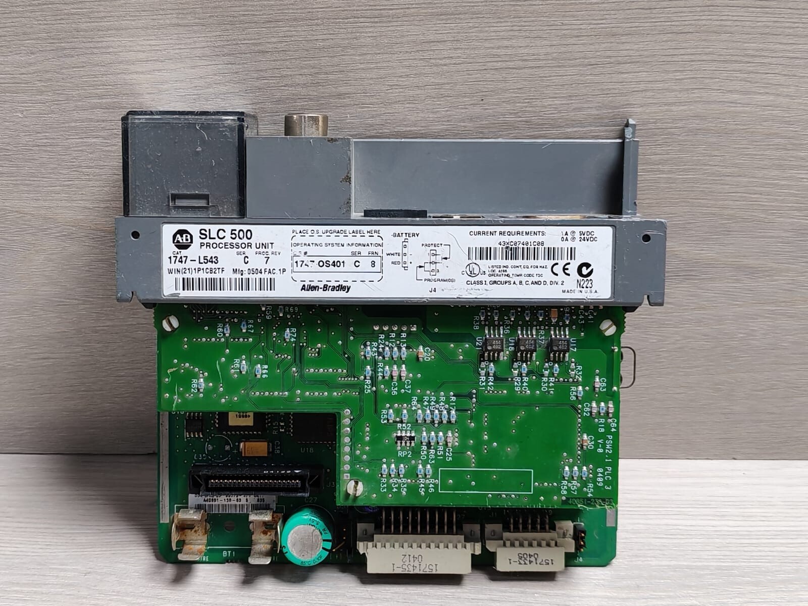 Allen-Bradley 1747-L543 ALLEN-BRADLEY 1747-L543 SER C REV.7 SLC 500 PROCESSOR UNIT 6